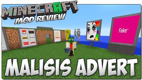 MalisisAdvert Mod Minecraft Mods, Resource Packs, Maps