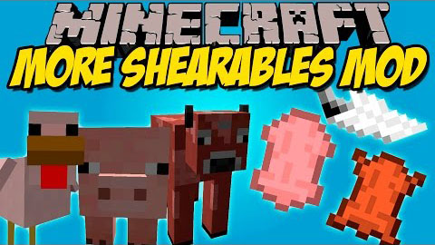 More Shearables Mod Minecraft Mods, Resource Packs, Maps