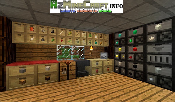 storage drawers 1 8 Minecraft Mods, Resource Packs, Maps