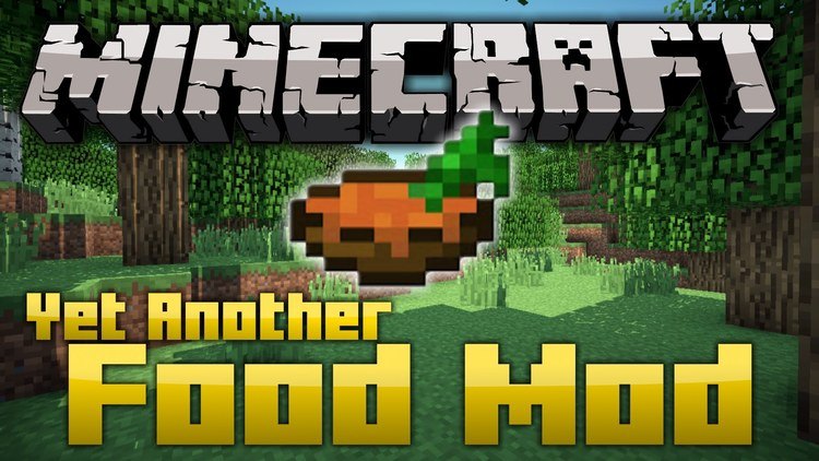 yet another food mod for minecraft logo Minecraft Mods, Resource Packs, Maps